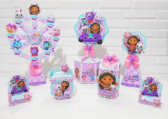 Kit 30 Lembranças Personalizada a Casa Mágica da Gabby