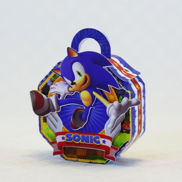 Kit 30 Lembrancinhas Personalizadas -sonic