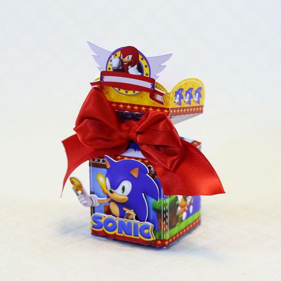Kit 30 Lembrancinhas Personalizadas -sonic