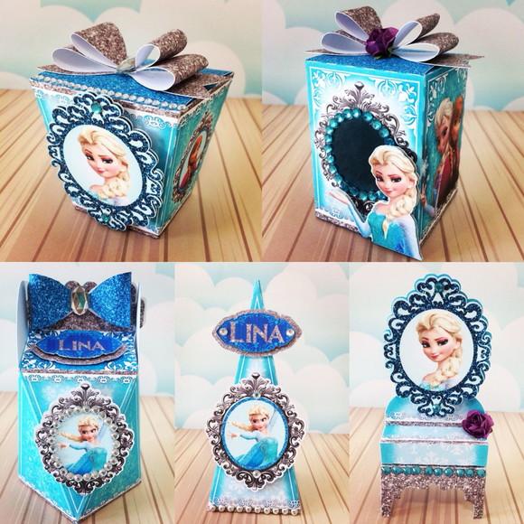 Kit 30 Lembrancinhas Personalizadas Frozen Elsa
