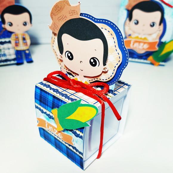 Kit 30 Lembrancinhas Personalizadas Junina Menino