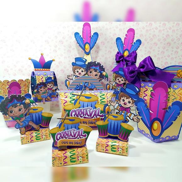 Kit 30 Lembrancinhas Personalizadas Montada Carnaval