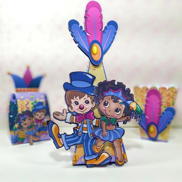 Kit 30 Lembrancinhas Personalizadas Montada Carnaval