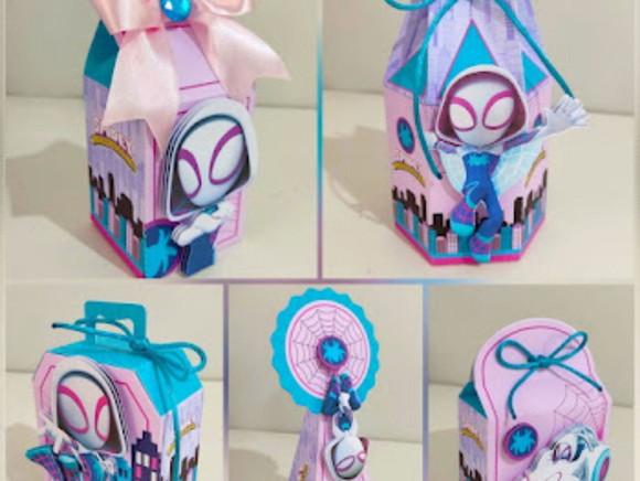 Kit 30 Lembrancinhas Personalizadas Mulher Aranha