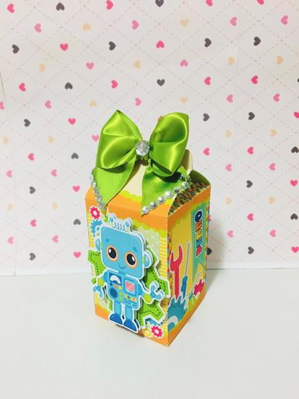 Kit 30 Lembrancinhas Personalizadas Robo