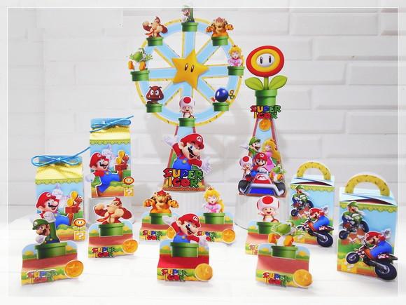 Kit 30 Lembrancinhas Personalizadas Super Mário 1