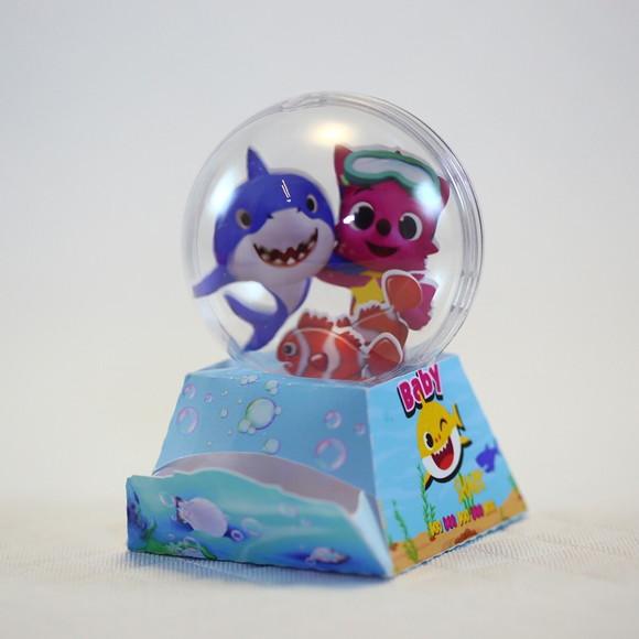Kit Festa 30 Lembrancinhas Personalizadas Baby Shark Menino