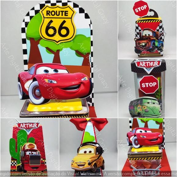 Kit Festa 30 Lembrancinhas Personalizadas Carros