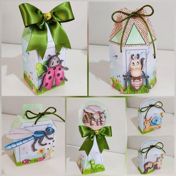 Kit Festa 30 Lembrancinhas Personalizadas Insetos