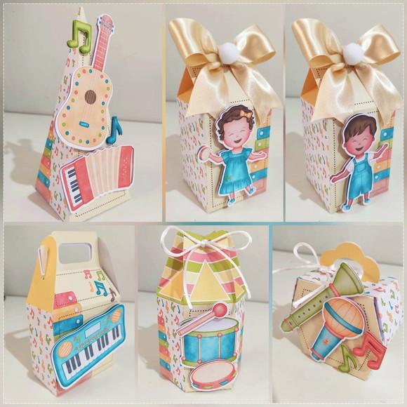 Kit Festa 30 Lembrancinhas Personalizadas Música