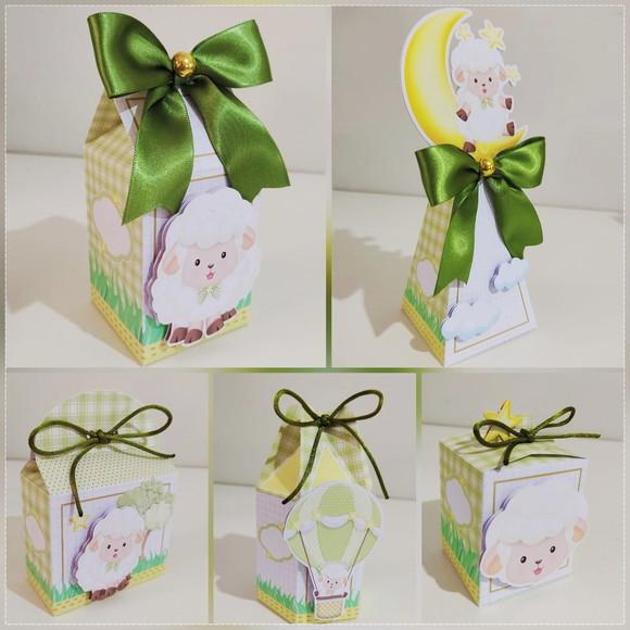 Kit Festa 30 Lembrancinhas Personalizadas Ovelhinha