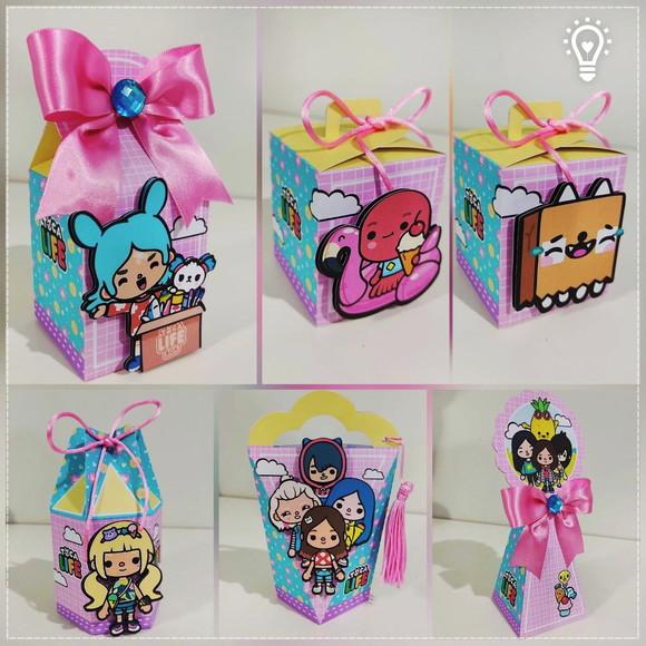 Kit Festa 30 Lembrancinhas Personalizadas Toca Life World