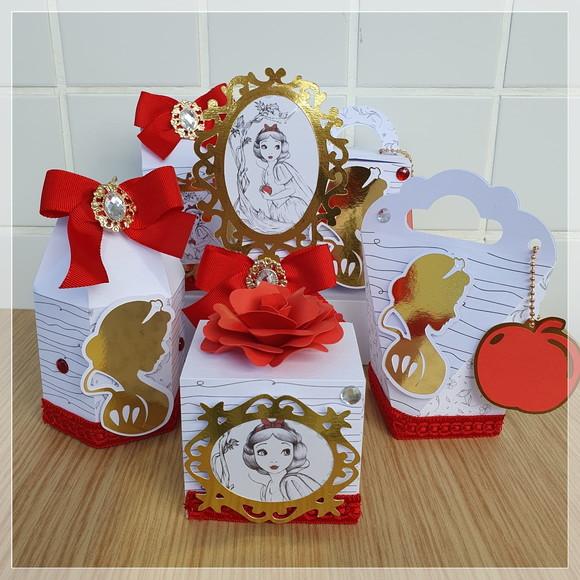 Kit Festa Branca de Neve 20 Lembrancinhas Personalizadas