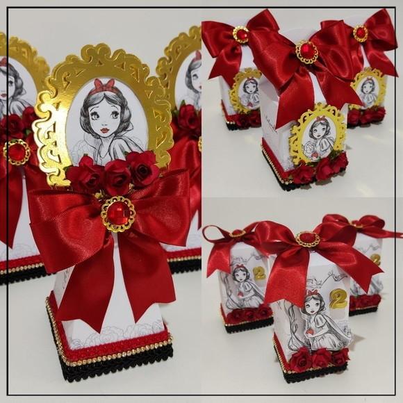 Kit Festa Branca de Neve 20 Lembrancinhas Personalizadas