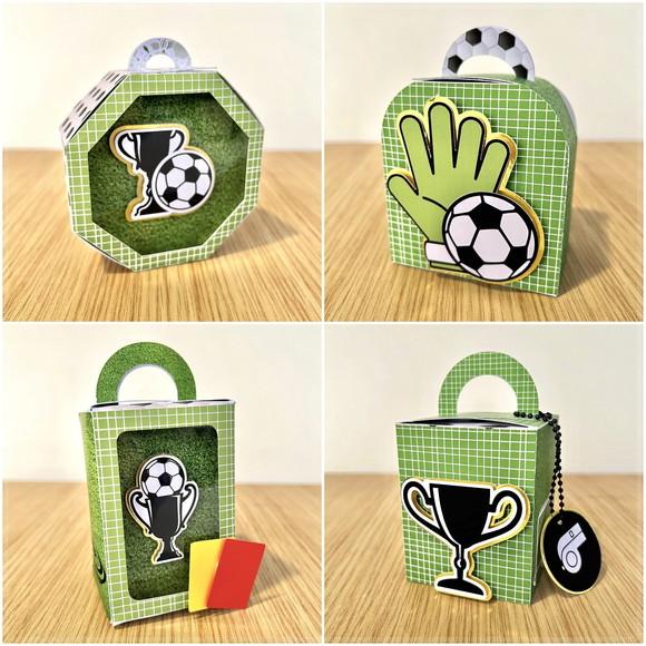 Kit Festa Futebol Brasil Copa 30 Caixas Personalizadas