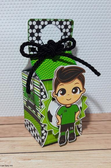 Kit Festa Futebol Brasil Copa 30 Caixas Personalizadas