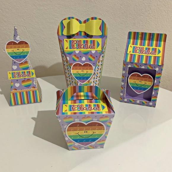 KIT FESTA PRONTA -FIDGET TOYS POP IT