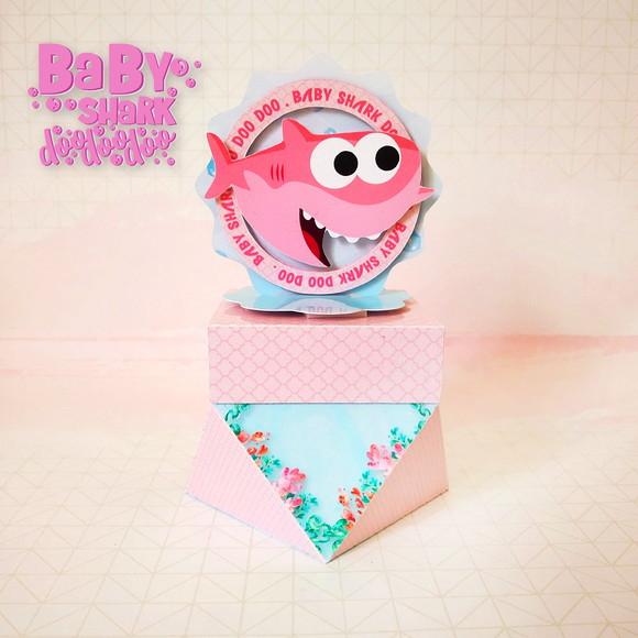 Kit Festa Pronta Baby Shark Menina