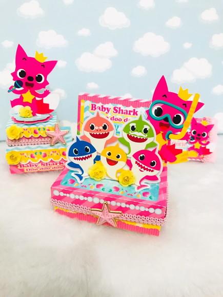 Kit Festa Pronta Baby Shark Menina