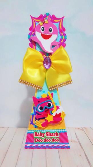 Kit Festa Pronta Baby Shark Menina