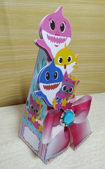Kit Festa Pronta Baby Shark Menina