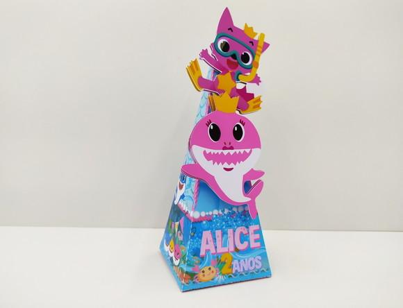 Kit Festa Pronta Baby Shark Menina