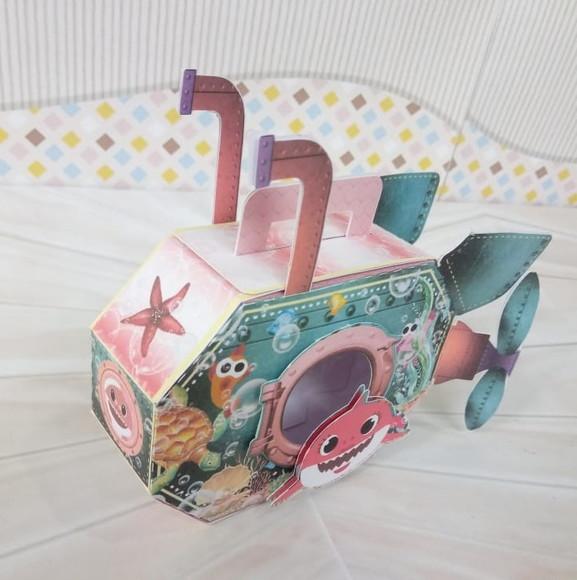 Kit Festa Pronta Baby Shark Menina