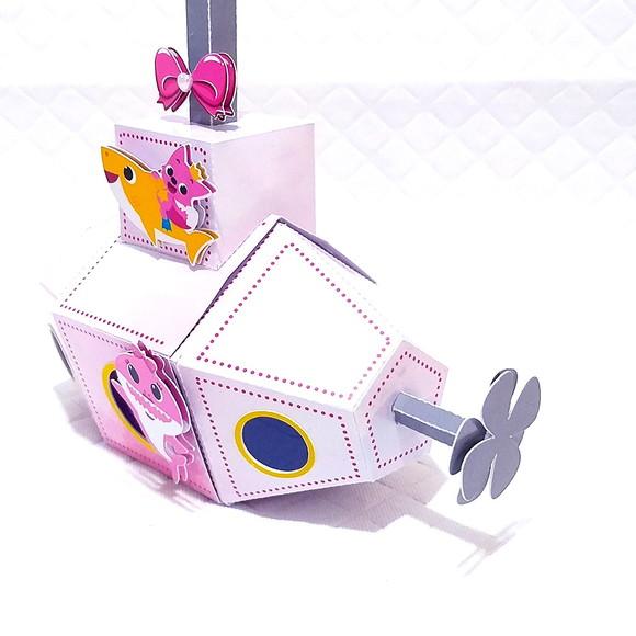 Kit Festa Pronta Baby Shark Menina