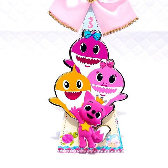 Kit Festa Pronta Baby Shark Menina