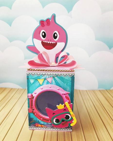 Kit Festa Pronta Baby Shark Menina