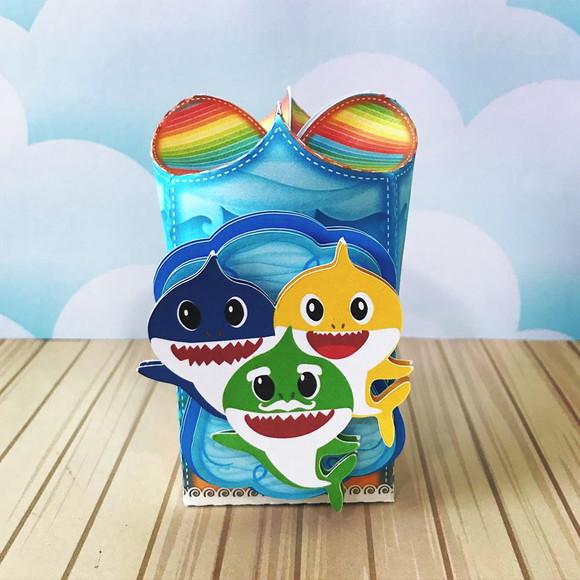 Kit Festa Pronta Baby Shark Menino