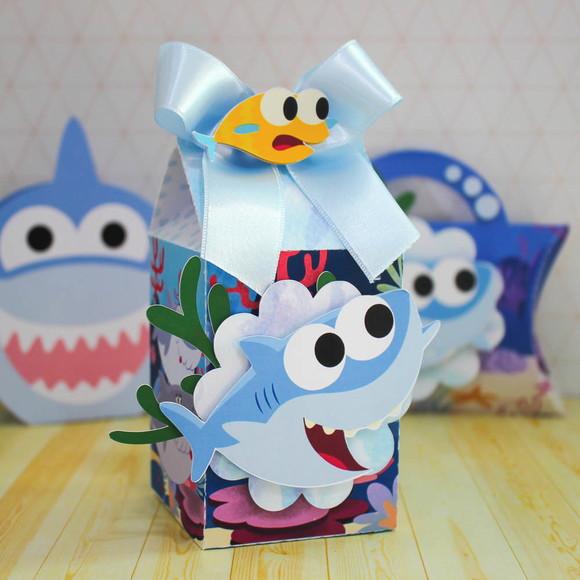 Kit Festa Pronta Baby Shark Menino