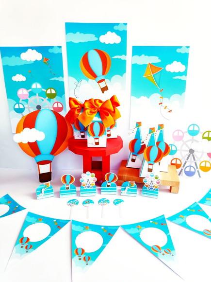 Kit Festa Pronta Balão Menino
