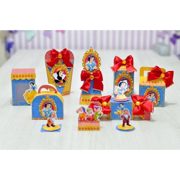 KIT FESTA PRONTA BRANCA DE NEVE