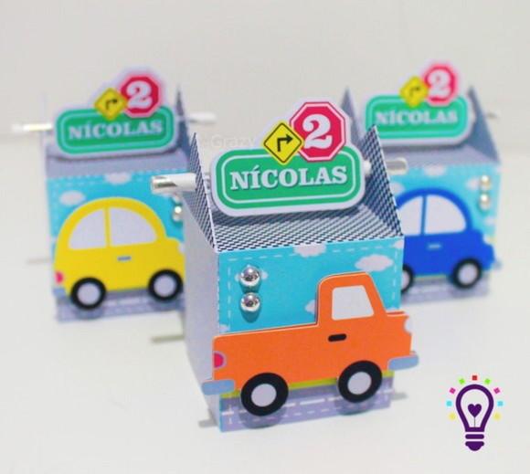 Kit Festa Pronta Carrinhos