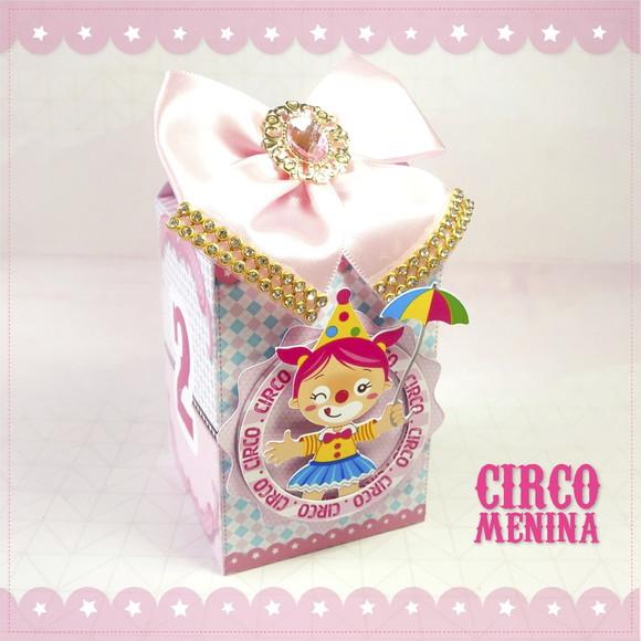 Kit Festa Pronta Circo Rosa / Menina