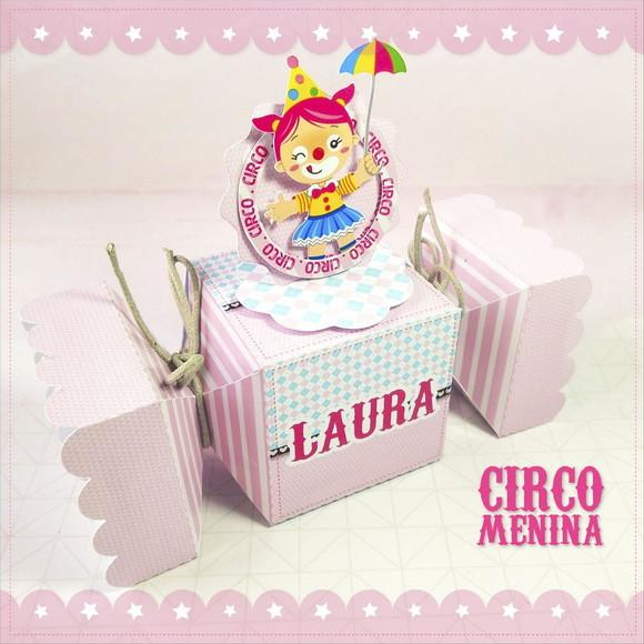 Kit Festa Pronta Circo Rosa / Menina