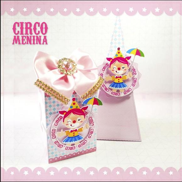 Kit Festa Pronta Circo Rosa / Menina