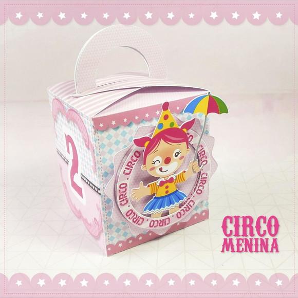 Kit Festa Pronta Circo Rosa / Menina