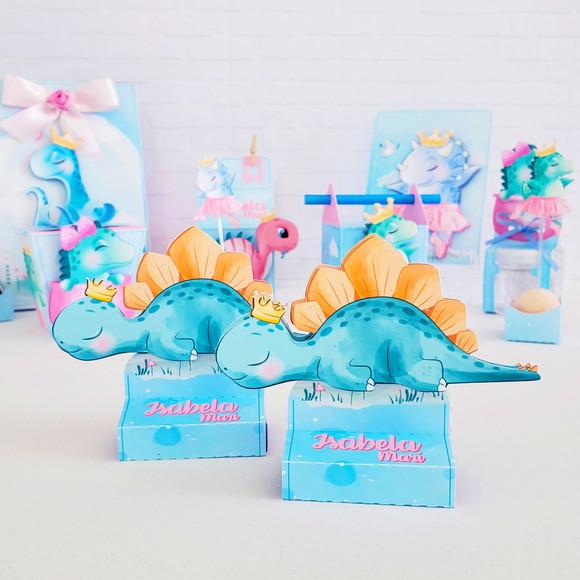 Kit Festa Pronta Dinossauro Menina