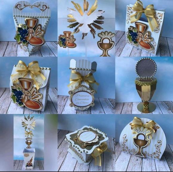 KIT FESTA PRONTA EUCARISTIA - PRIMEIRA COMUNHÃO