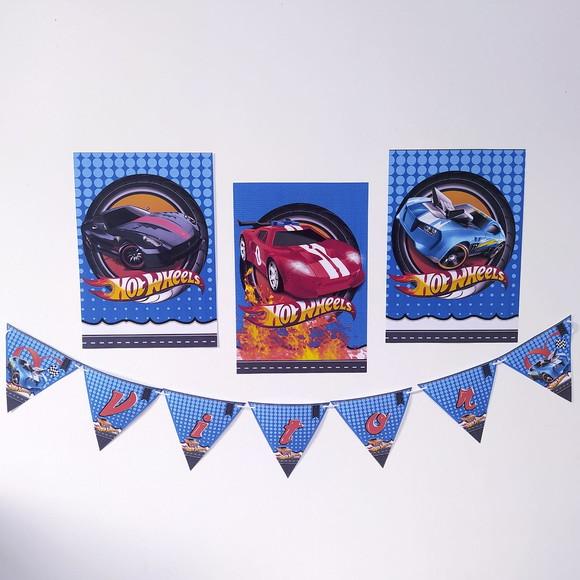 KIT FESTA PRONTA HOT WHEELS