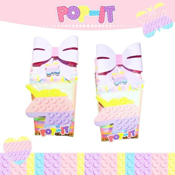 KIT FESTA PRONTA LUXO -FIDGET TOYS POP IT CANDY
