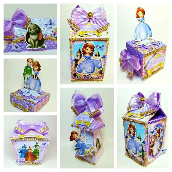 Kit Festa Pronta Princesa Sofia 60 Peças