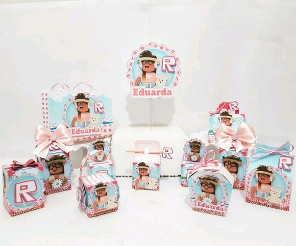 Kit Festa Pronta Roblox Menina