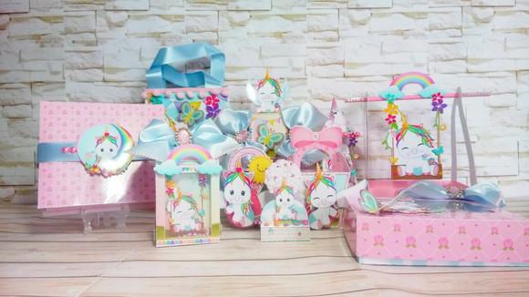 KIT FESTA PRONTA UNICORNIO BEBE