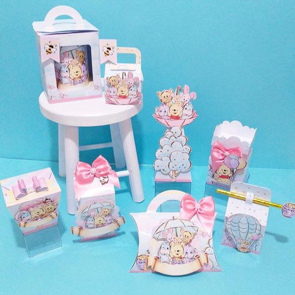 KIT FESTA PRONTA URSINHO POOH