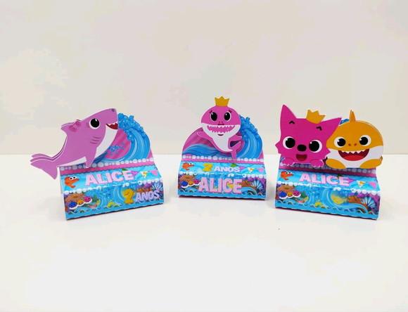 KIT FESTA SÓ UM BOLINHO BABY SHARK MENINA