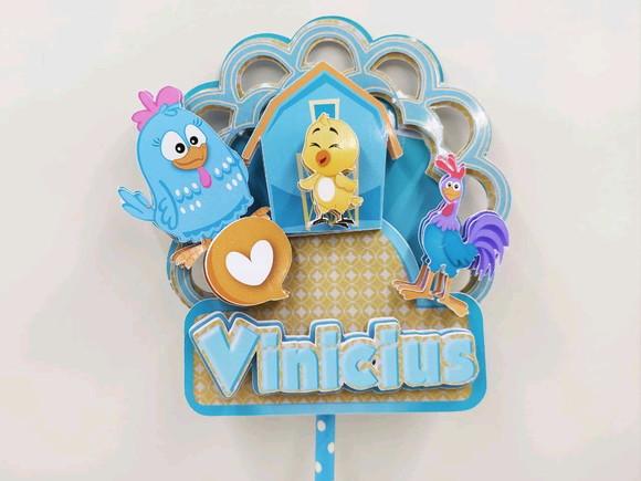 KIT FESTA SÓ UM BOLINHO GALINHA PINTADINHA