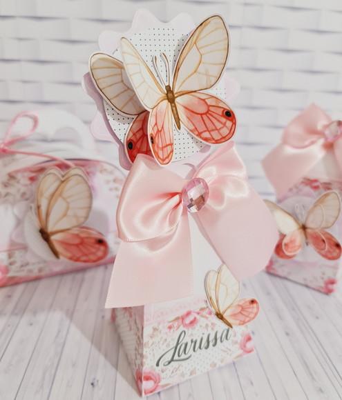 Kit Festa Só Um Bolinho Jardim de Borboletas 40 Itens